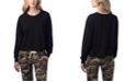 Macy's Women's Main Stage Long Sleeve Cropped T-shirt